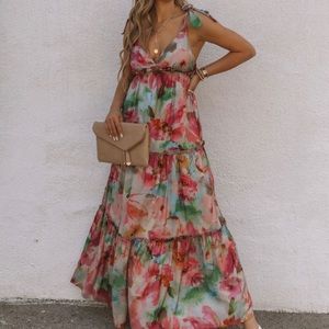 BTFL Brand from Vici Collection Waterfall Dress NWT - Medium Tiered maxi dress